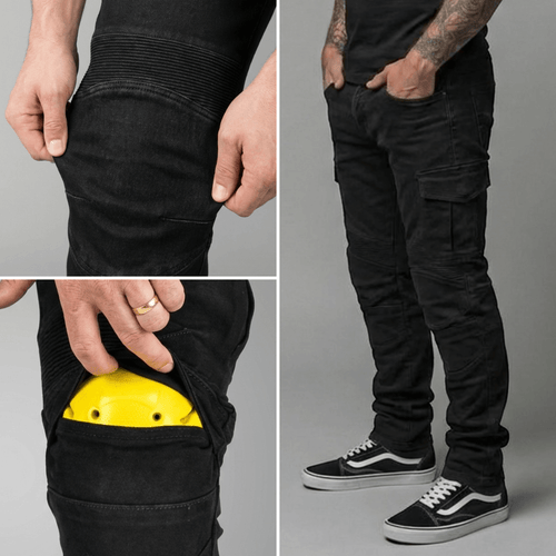 Stretch Denim + Mesh