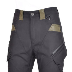 CRB RoadVault riding pants women's fit — black, waist detail