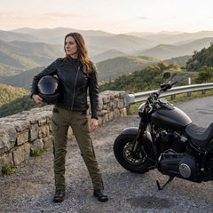 CRB RoadVault riding pants — Army Green