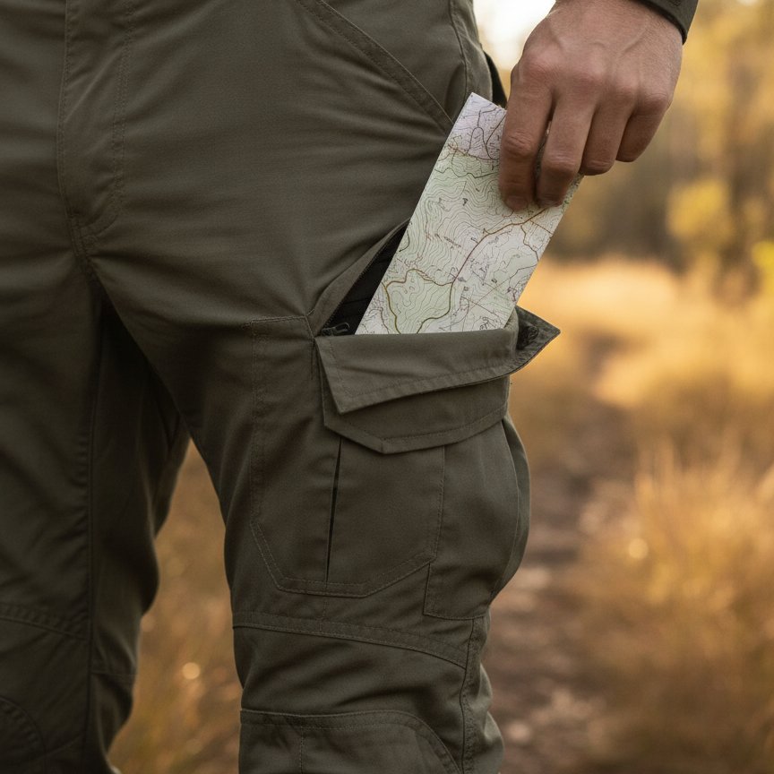 8 trail-ready cargo pockets