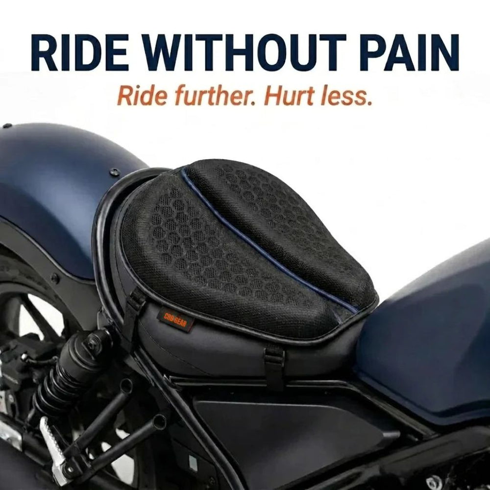 CRB™ Gel Rider Cushion — Motorcycle Seat Cushion