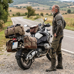 CRB RoadVault riding pants — Army Green