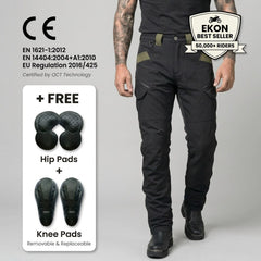 CRB RoadVault riding pants — Black
