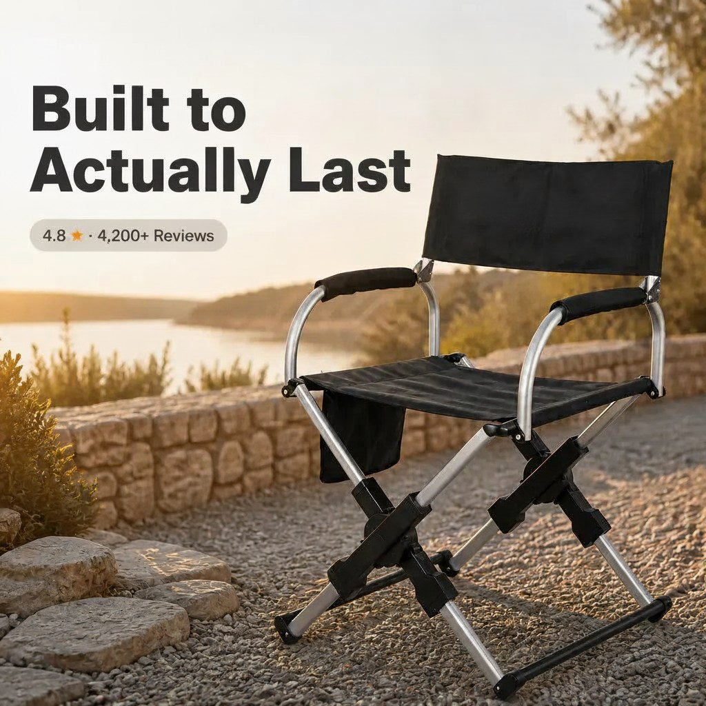CRB Coolibah flat-fold camp chair