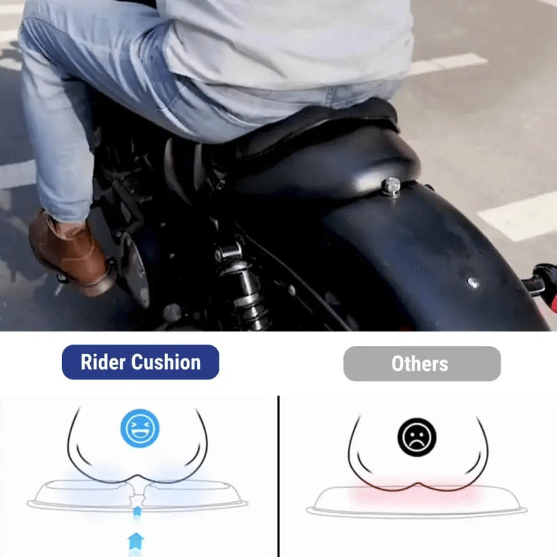 Gel cushion compared with ordinary seat pads