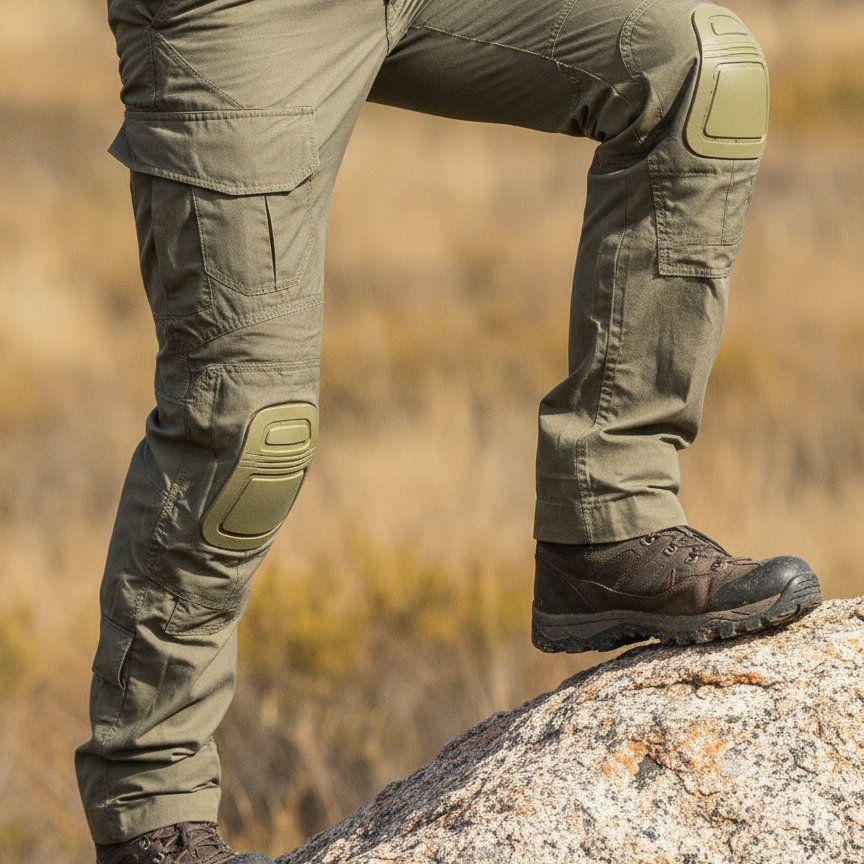 Ripstop trail fabric on granite