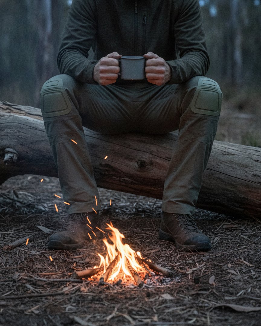 Evening at camp in the CRB Trailmaster Pro